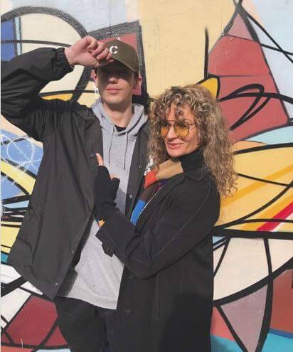Ethan Cormack Anderson with her mother, Danielle Cormack.